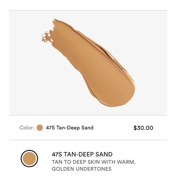 TARTE Tan Deep Sand 47S Creaseless Creamy Concealer - Full Size .22 oz - Picture 4 of 4